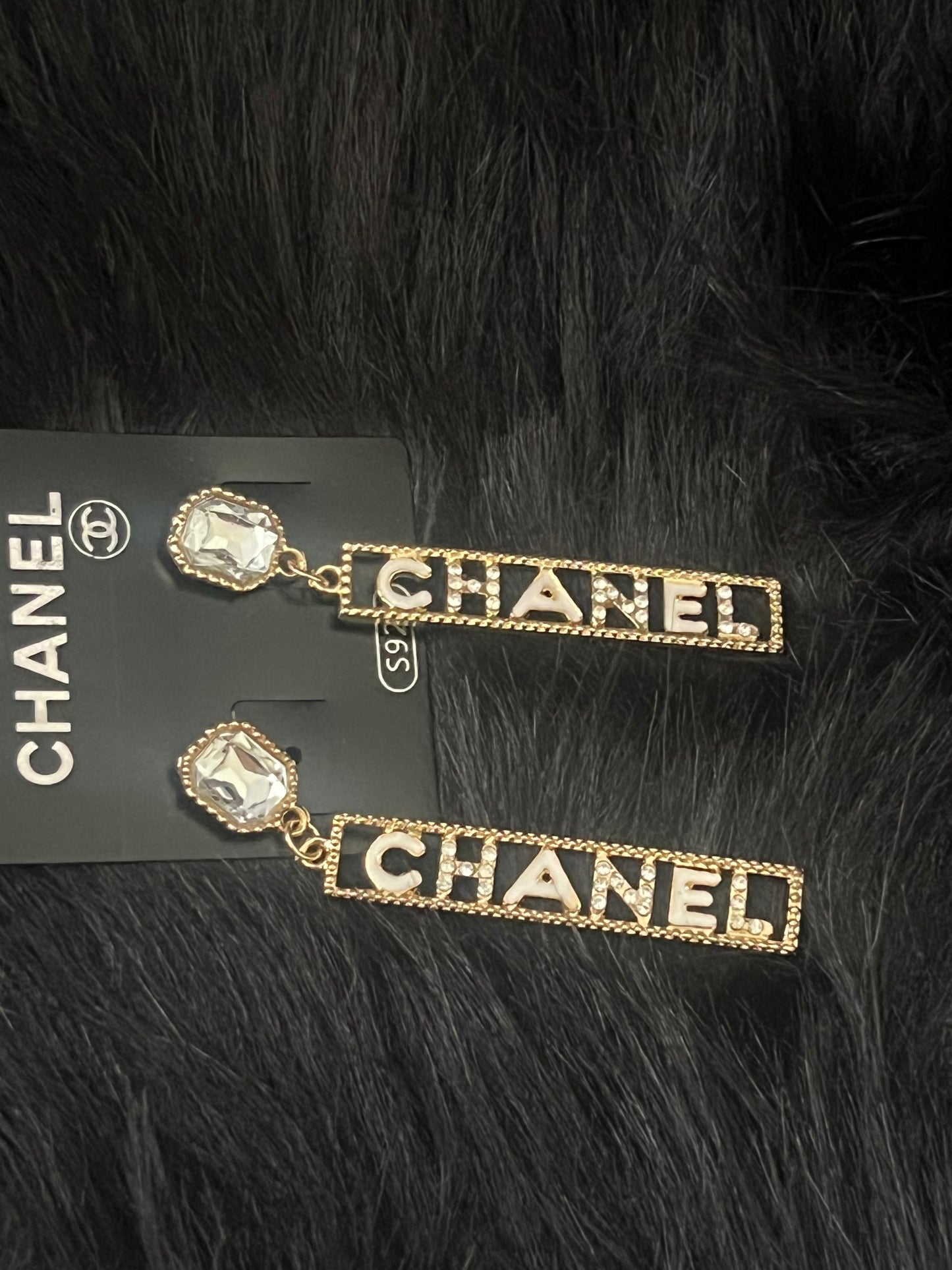 CC Logo Sign Earrings