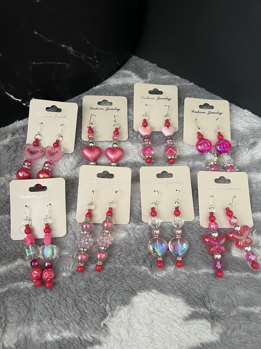 Hand Beaded Earrings Set A