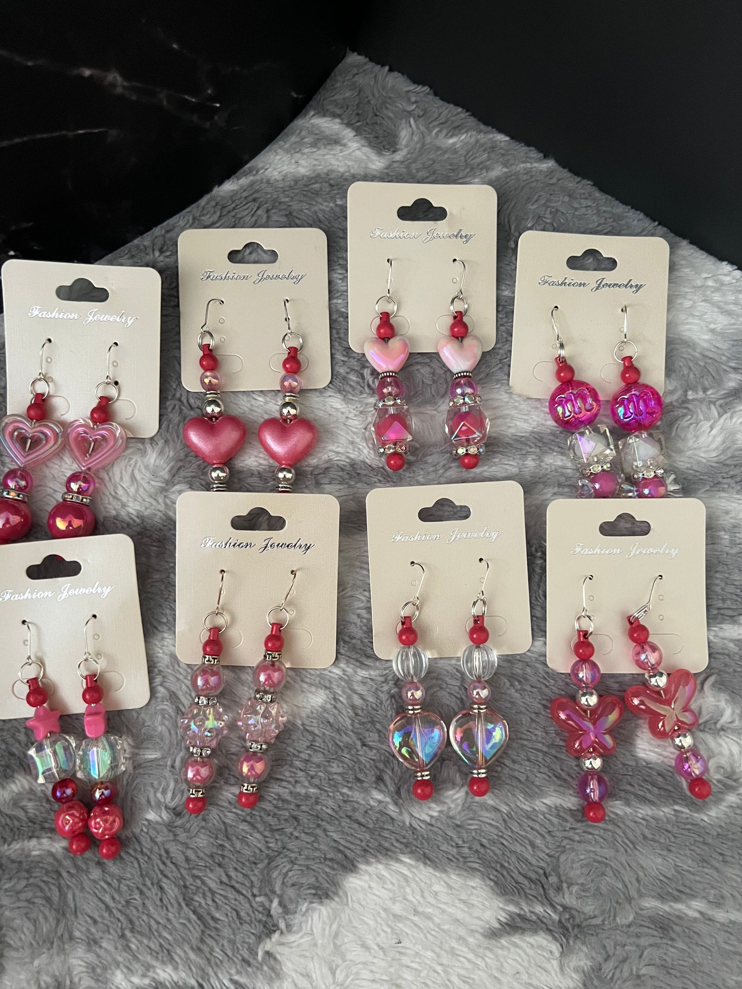 Hand Beaded Earrings Set A