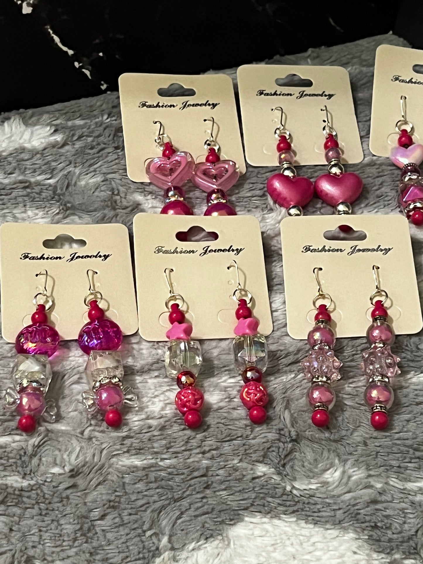 Hand Beaded Earrings Set A