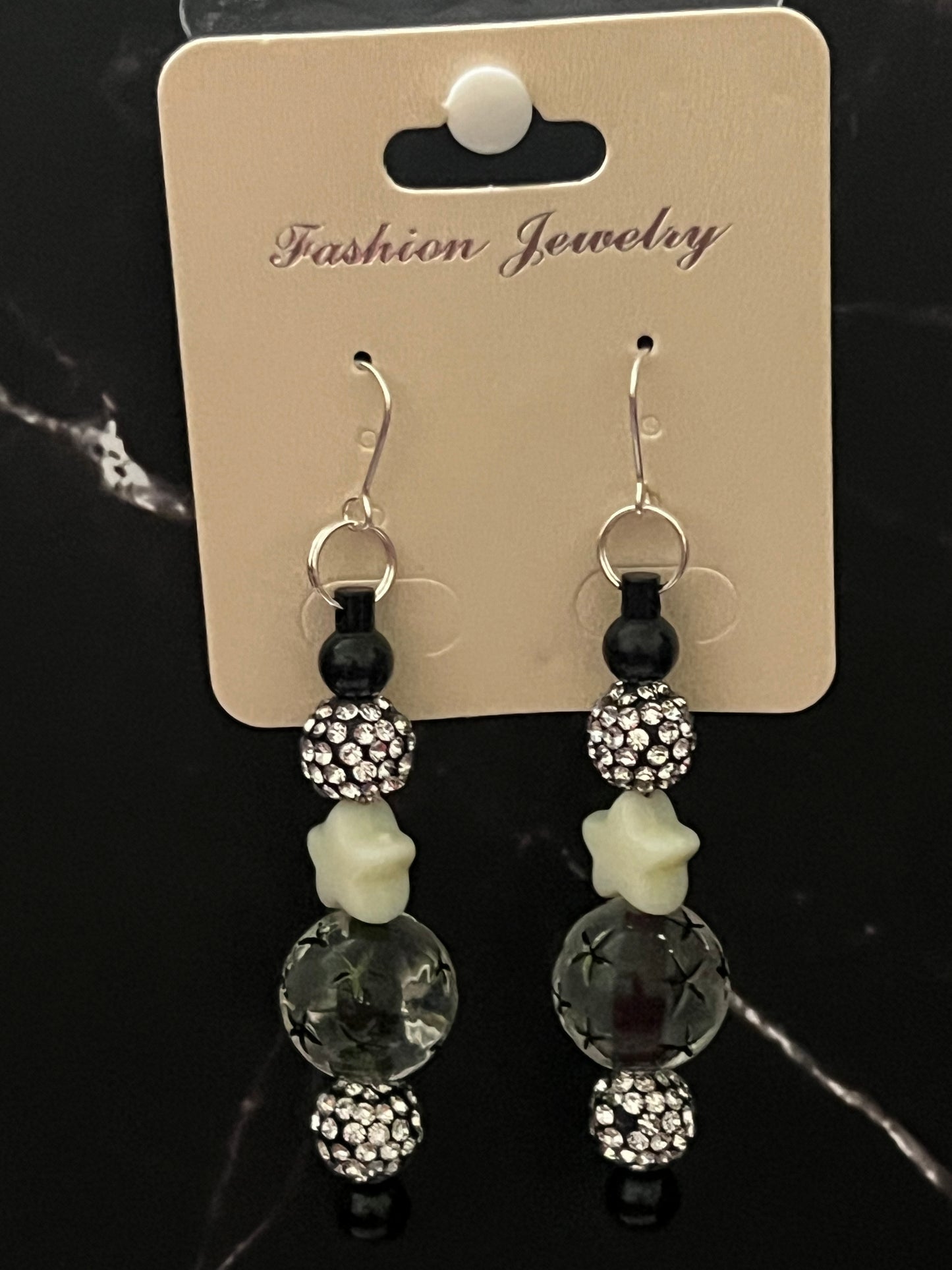 Hand Beaded Earrings Set C