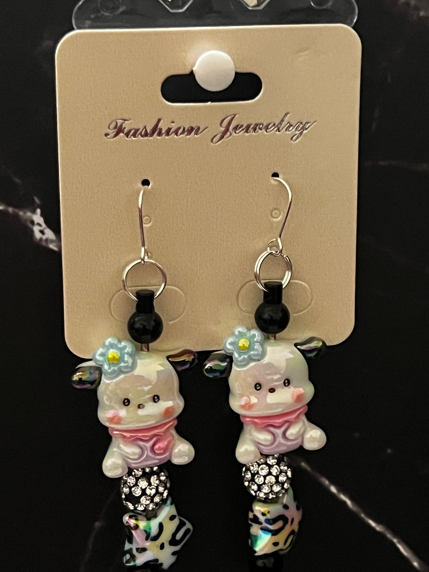 Hand Beaded Earrings Set C