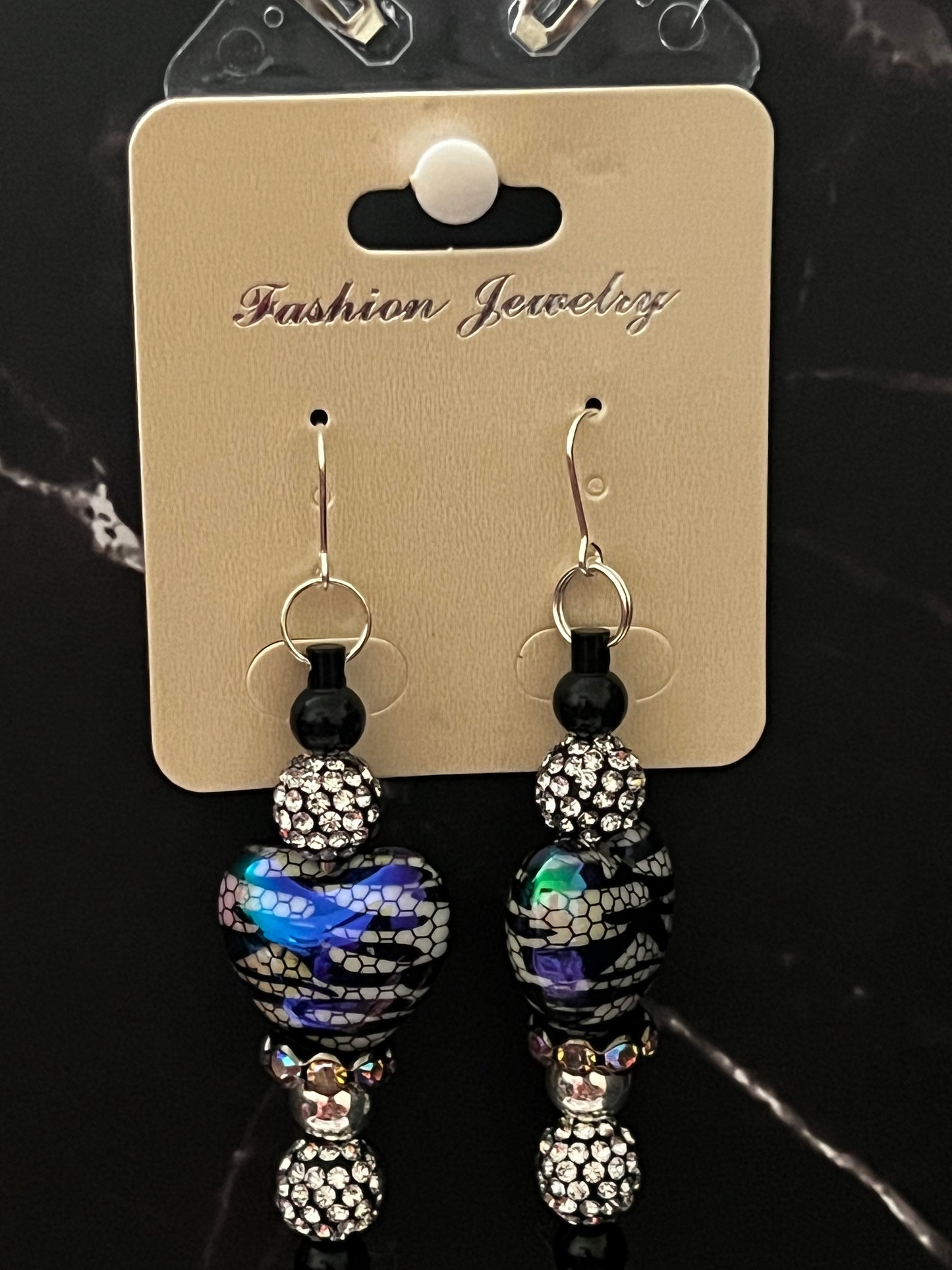 Hand Beaded Earrings Set C