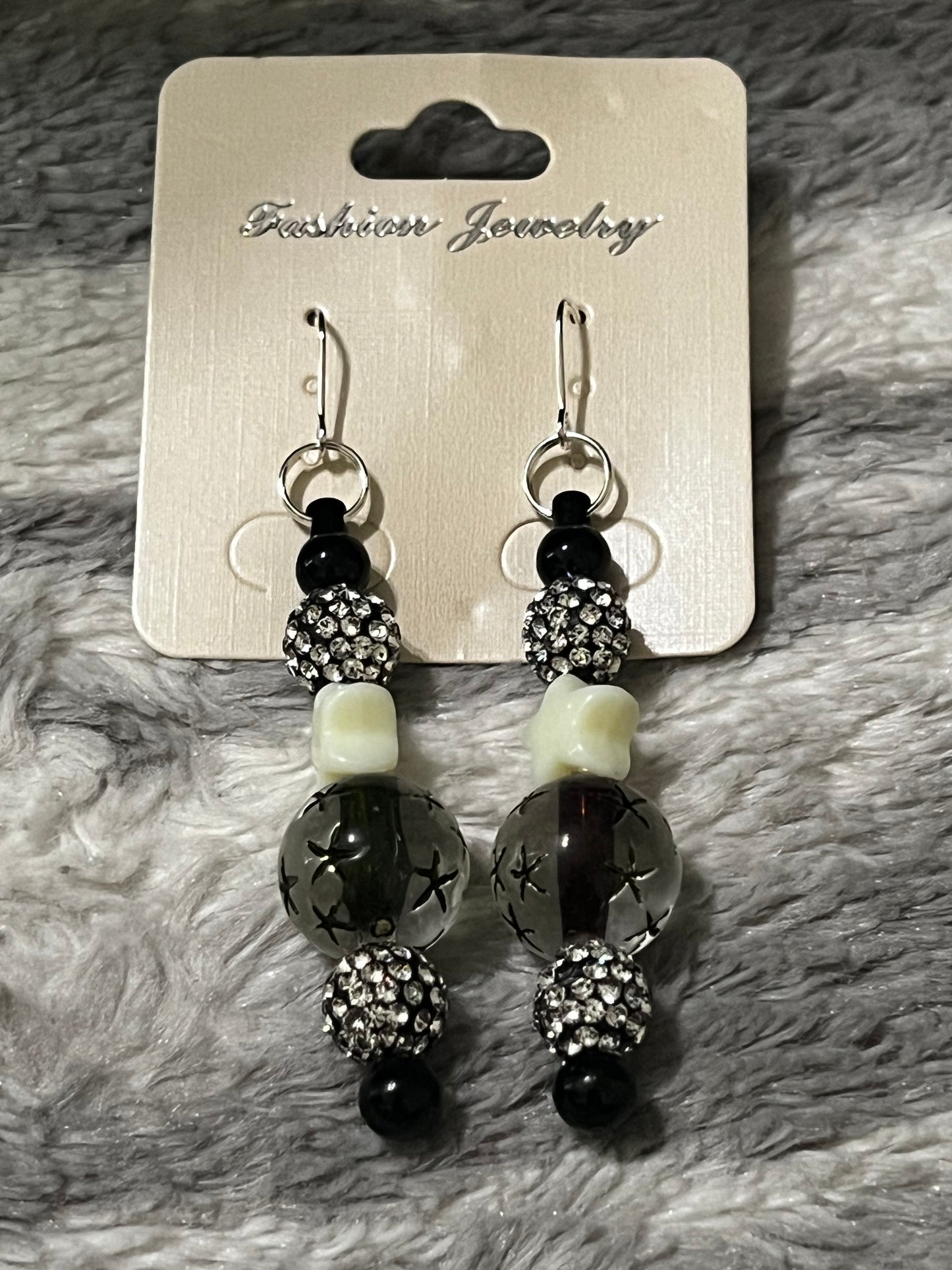 Hand Beaded Earrings Set C