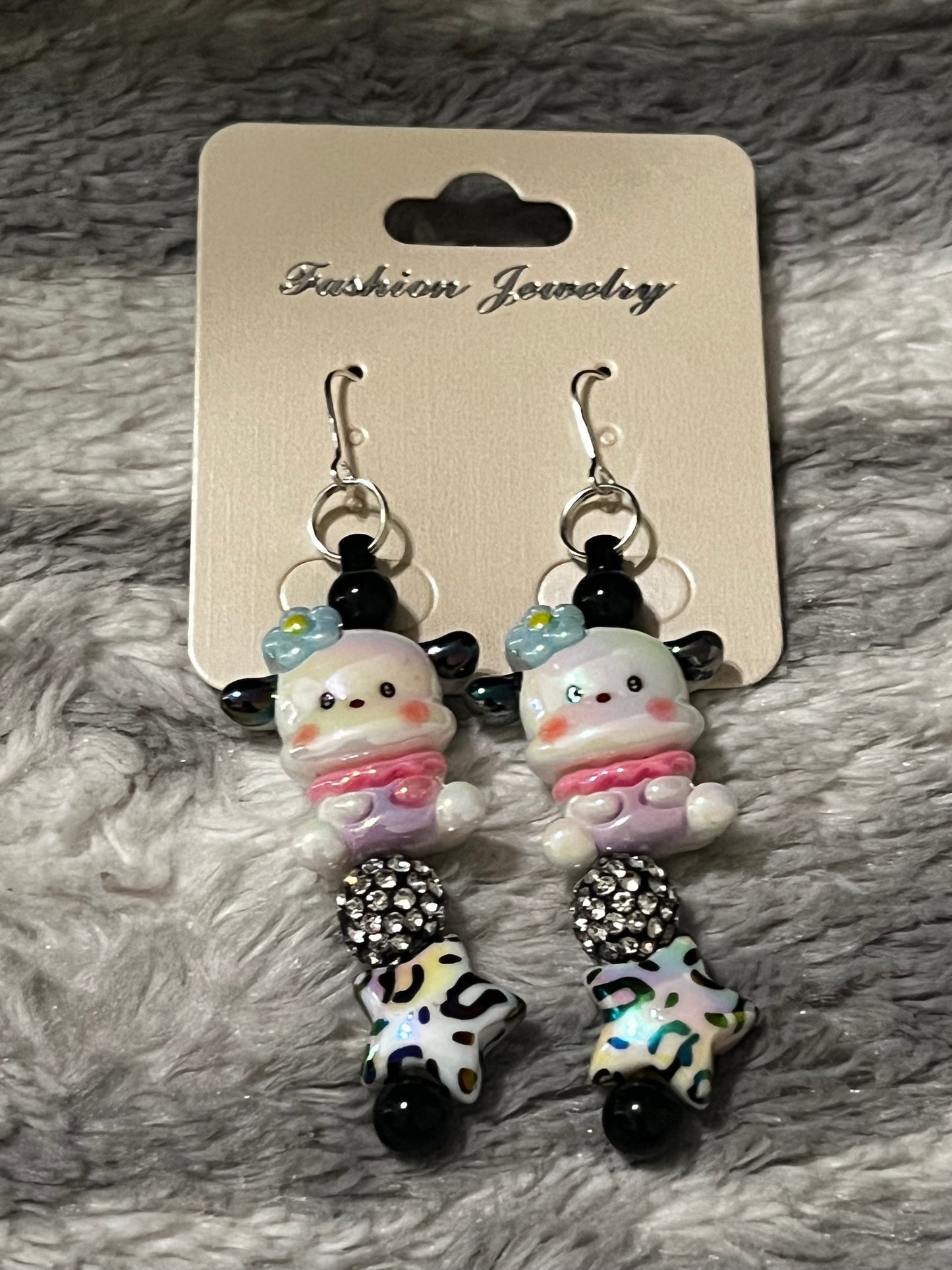 Hand Beaded Earrings Set C