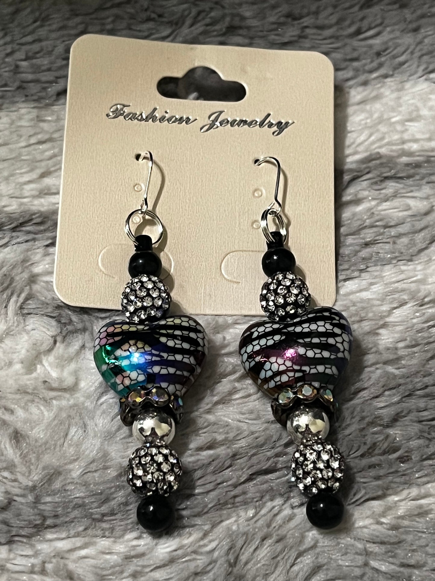 Hand Beaded Earrings Set C