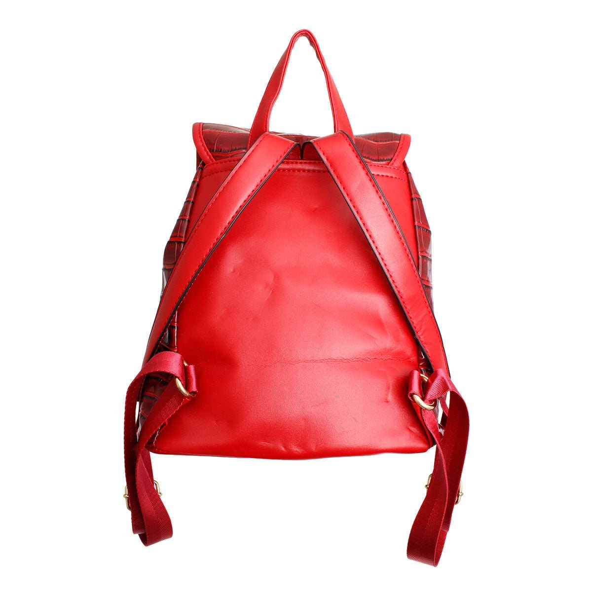 Backpack Red Croc Flap Bag Set for Women - MOO Jewelry n Accessories Boutique