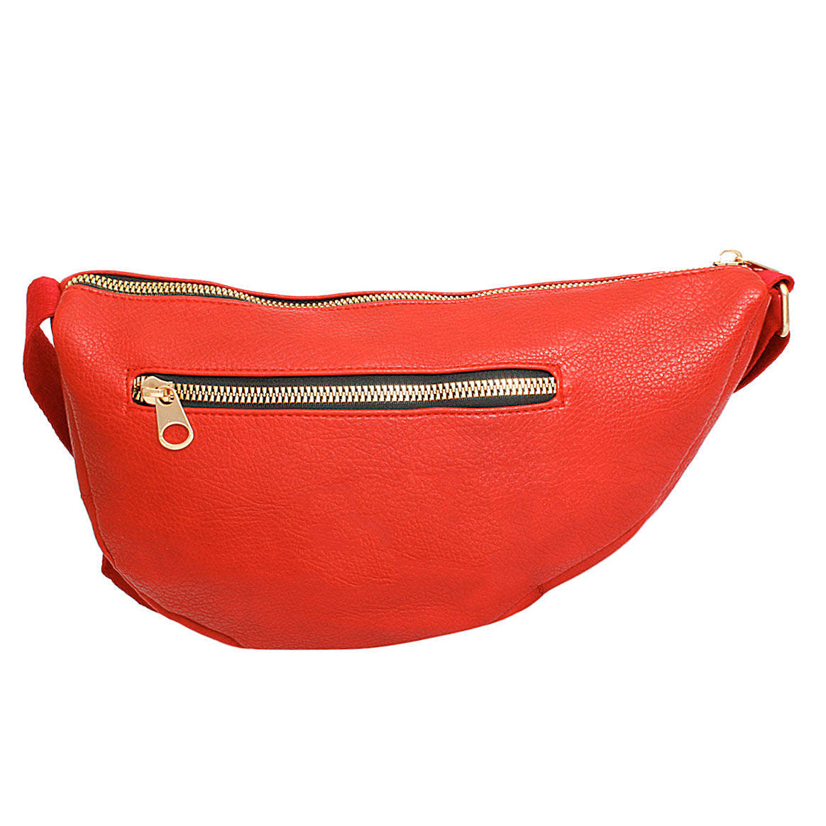 Crossbody Red Round Pouch Bag Set for Women